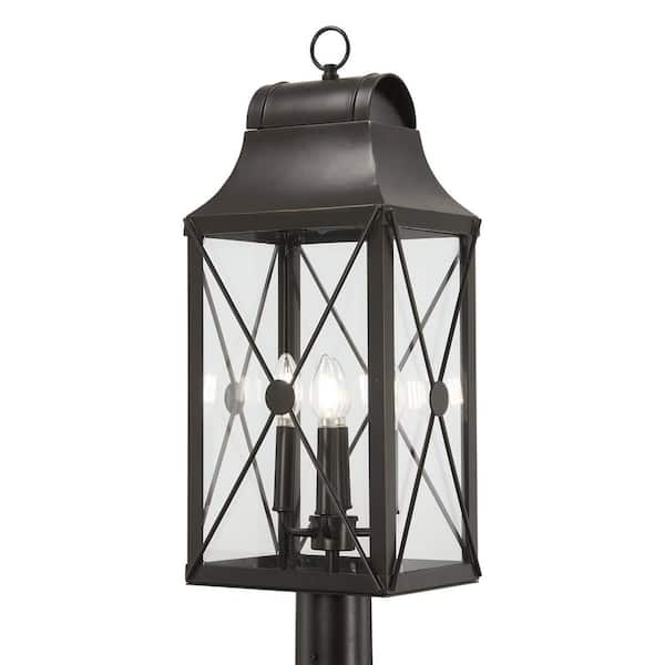 Minka Lavery De Luz 4-Light Bronze Aluminum Hardwired Outdoor Weather ...