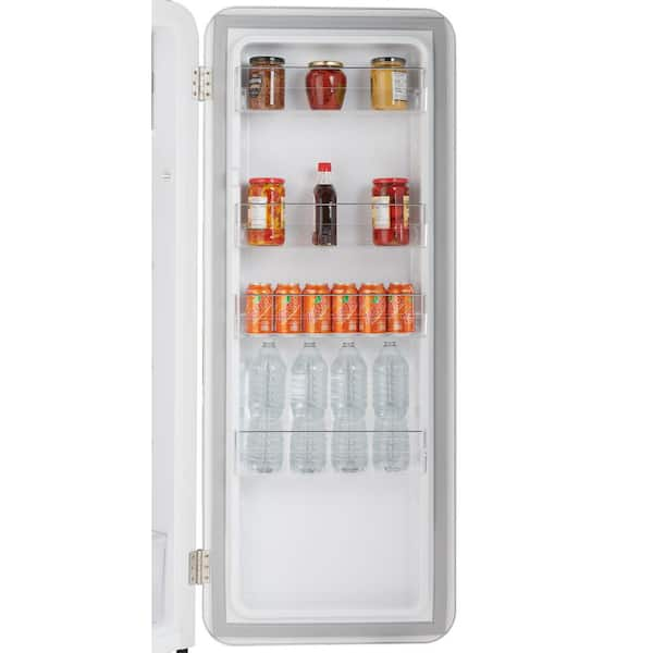 iio 10 Cu. ft. Retro Refrigerator with Freezerette in Frost White