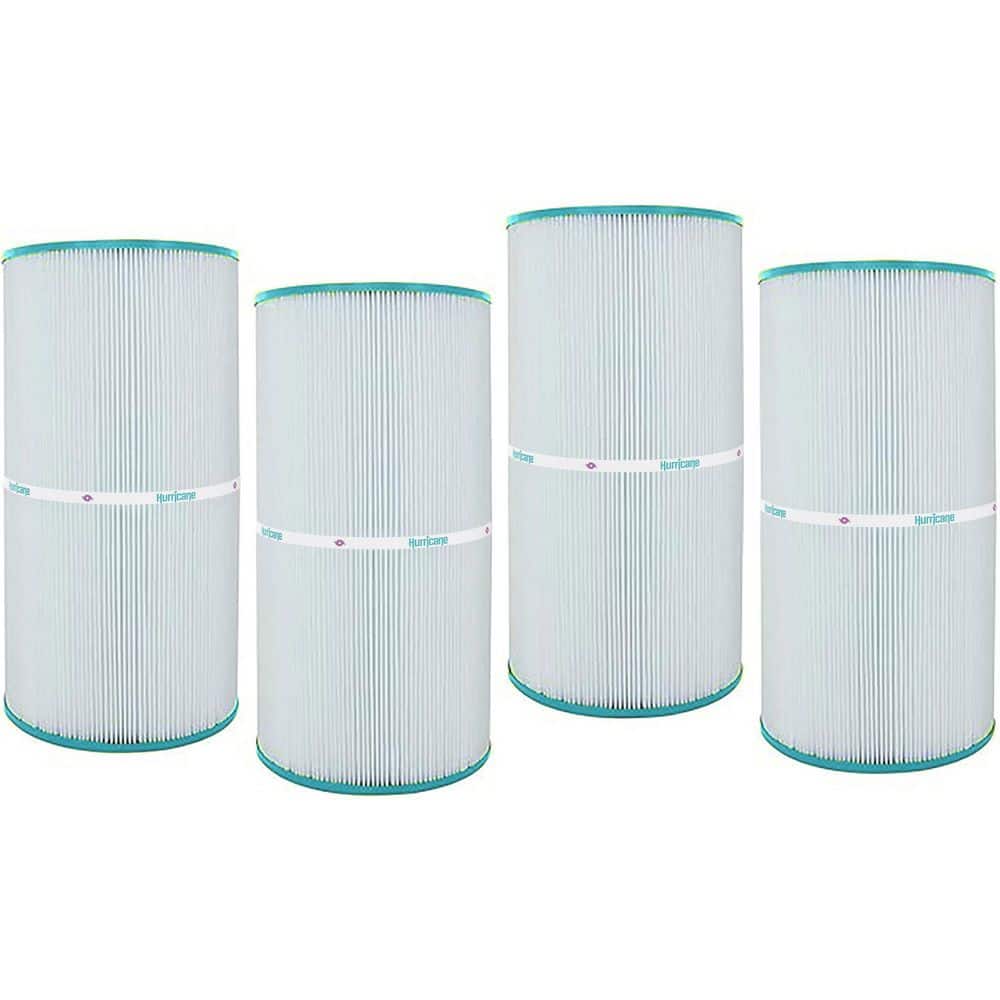 Hurricane HF7469-04 7 in. Dia Advanced Pool Filter Cartridge (4-Pack)