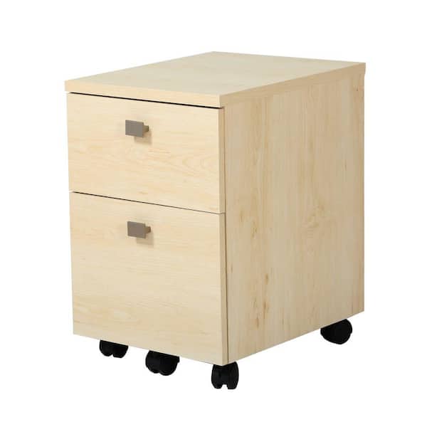 South Shore Interface Natural Maple File Cabinet