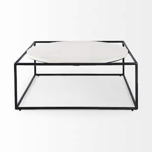 36 in. Round Marble Coffee Table
