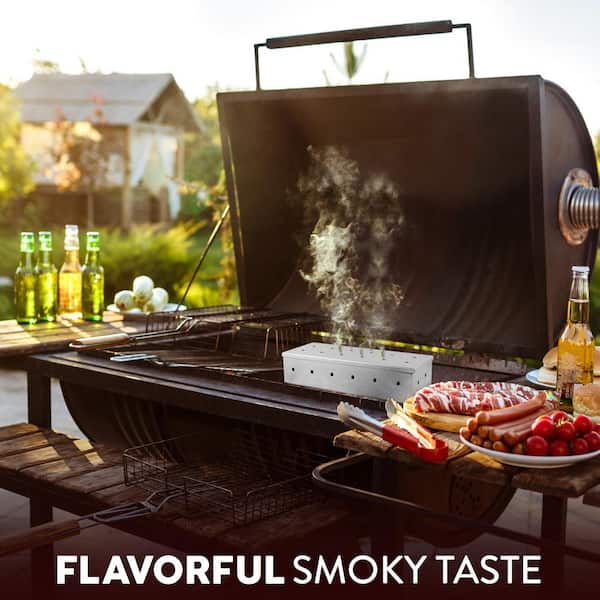 Kaluns Stainless Steel Gas or Charcoal Smoker Box K-GSB-HD