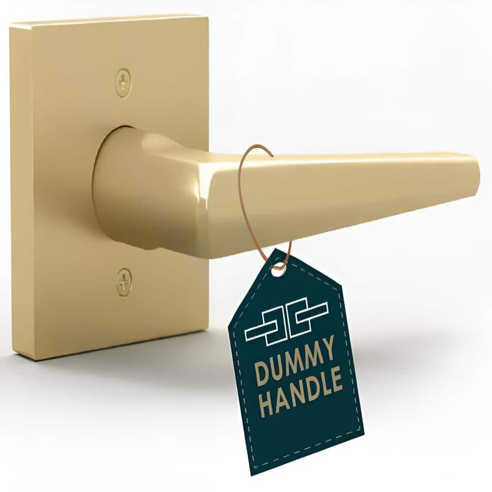 Schein Dummy Door Handles - 1 Pack, Satin Brass price history on PriceWatchPro