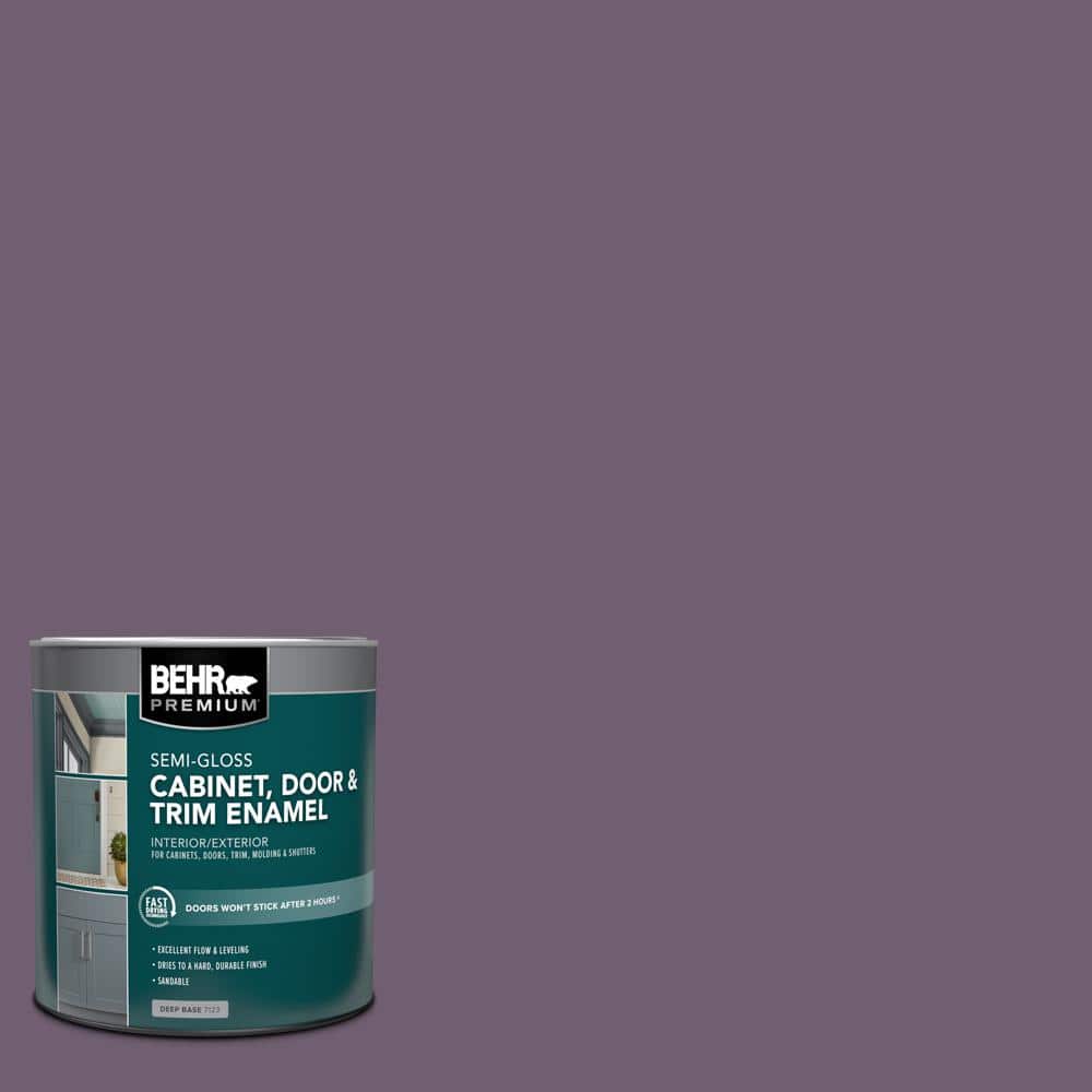 1 qt. #S100-6 Blackberry Jam Semi-Gloss Enamel Interior/Exterior Cabinet, Door & Trim Paint price history on PriceWatchPro