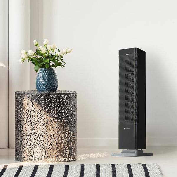 Pure Guardian Oscillating 27 in. Whole Room Tower Heater and Fan with  Remote Control HTR410B - The Home Depot