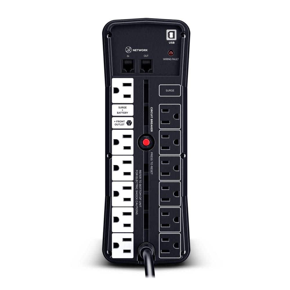 CyberPower 1500VA 120-Volt Sine Wave Gaming UPS with RGB Lighting and Battery Backup