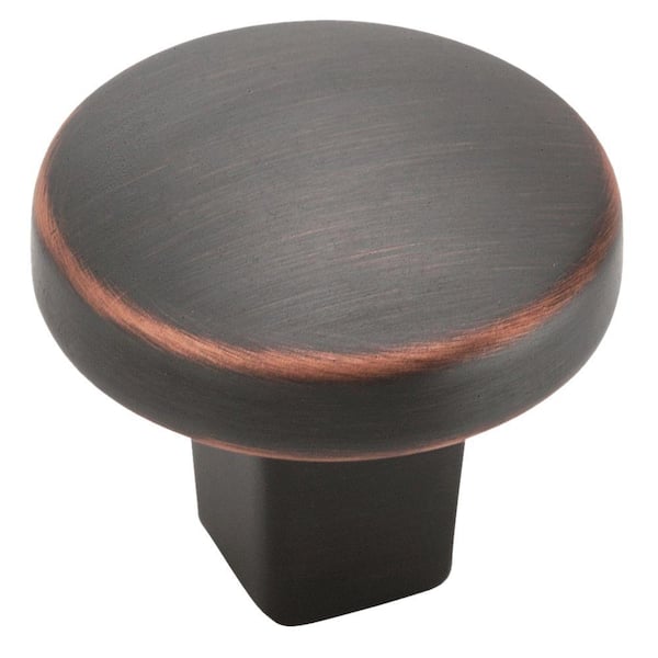 Amerock Forgings 1-1/4 in (32 mm) Diameter Oil-Rubbed Bronze Round Cabinet Knob