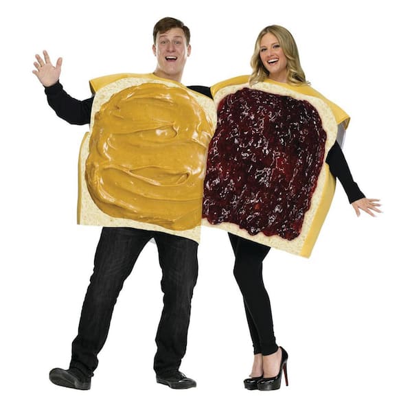Adult Peanut Butter and Jelly Couples Costume - Adult Halloween Costume
