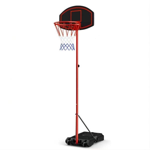 Afoxsos Adjustment Portable Basketball Hoop Basketball System for Adults and Teenagers YJ