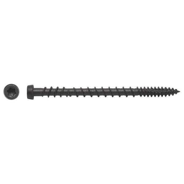 BIG TIMBER 10 x 13/4 in. Gray Birch Star Drive Trim Head Composite Fascia Deck Screw (2250