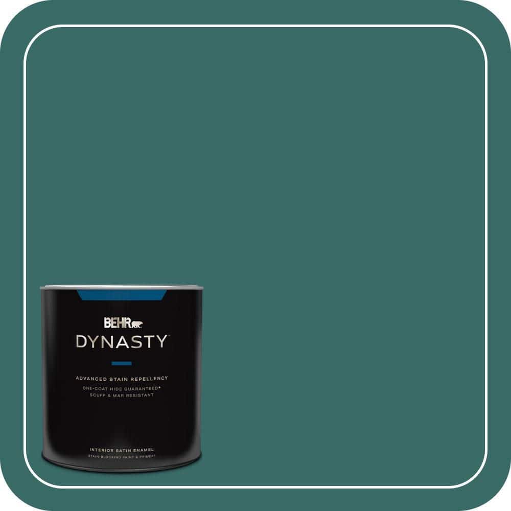 1 qt. #M450-7 Beta Fish One-Coat Hide Satin Enamel Interior Stain-Blocking Paint and Primer price history on PriceWatchPro