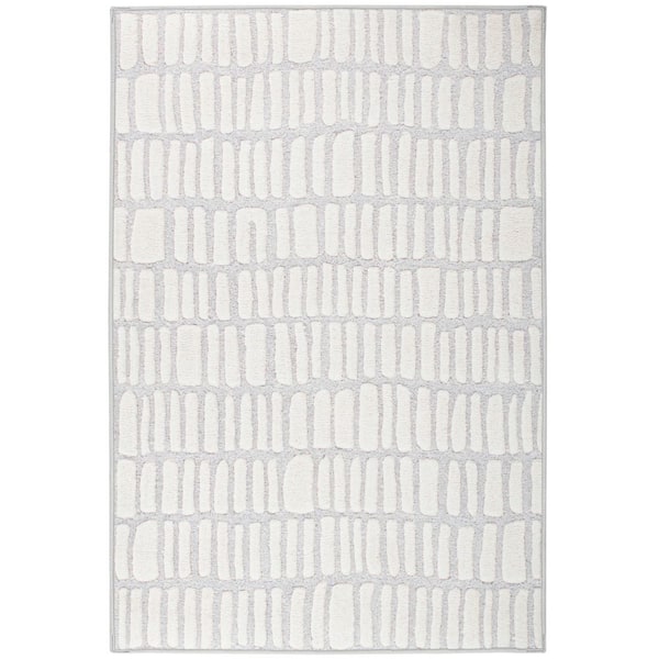 Roark Machine Washable Ivory 2 ft. x 3 ft. Indoor Area Rug