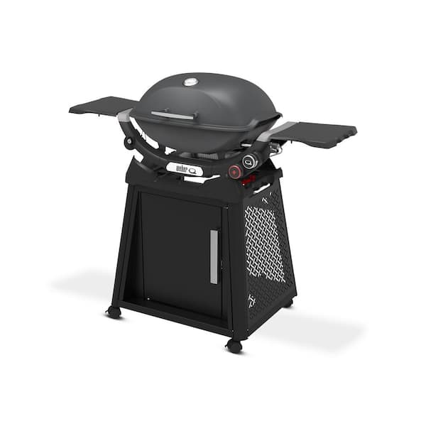 Weber Q 2800N Plus 2-Burner Propane Grill in Grey with Stand
