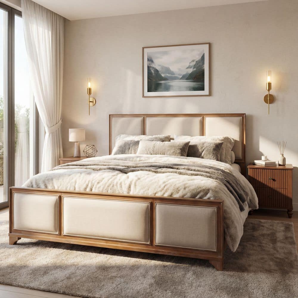CHRISTOPHER KNIGHT HOME Hendrix Natural plus Beige Distressed Wood ...