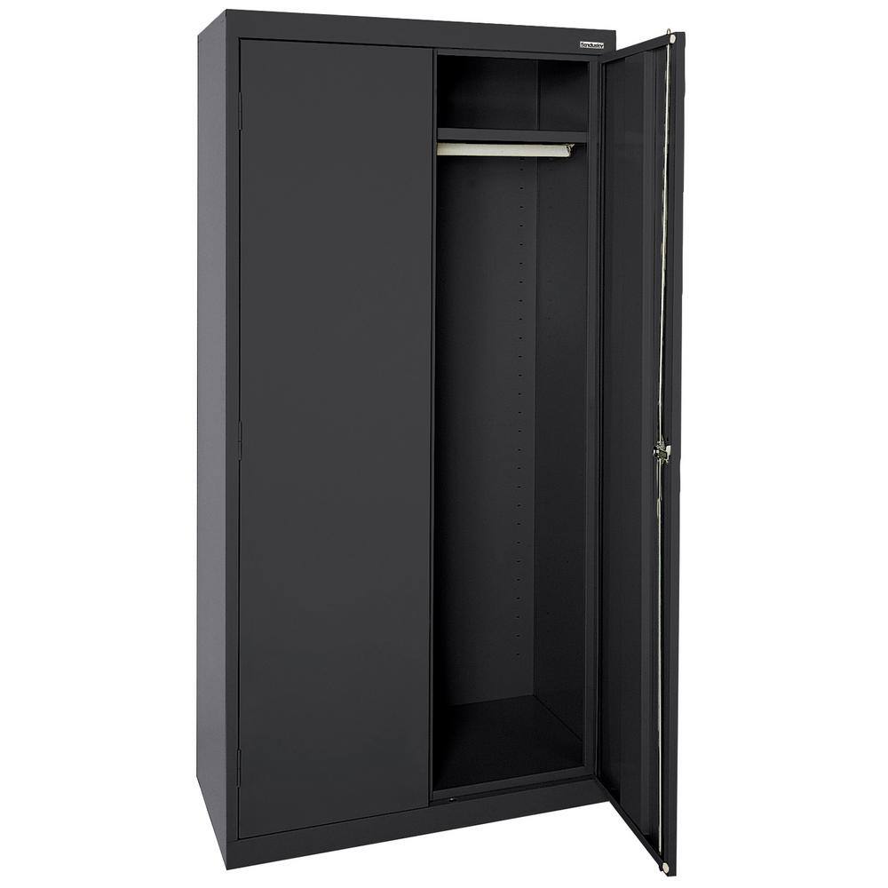 Sandusky Classic Series ( 36 in. W x 72 in. H x 24 in. D ) Wardrobe ...