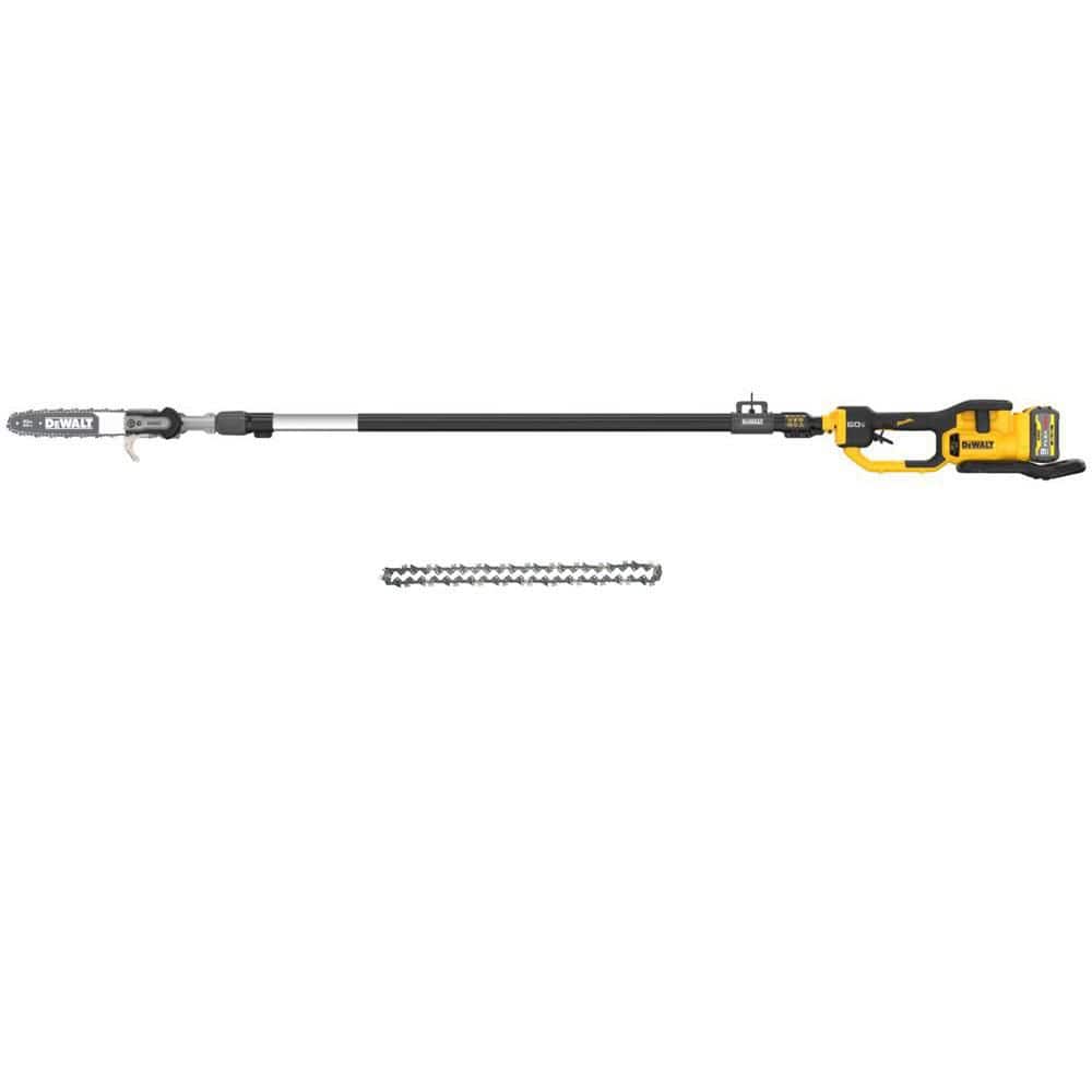 FLEXVOLT 60V MAX 10 in. Cordless Battery Powered Telescoping Pole Saw Kit w/ 3Ah Battery, Charger and Replacement Chain price history on PriceWatchPro