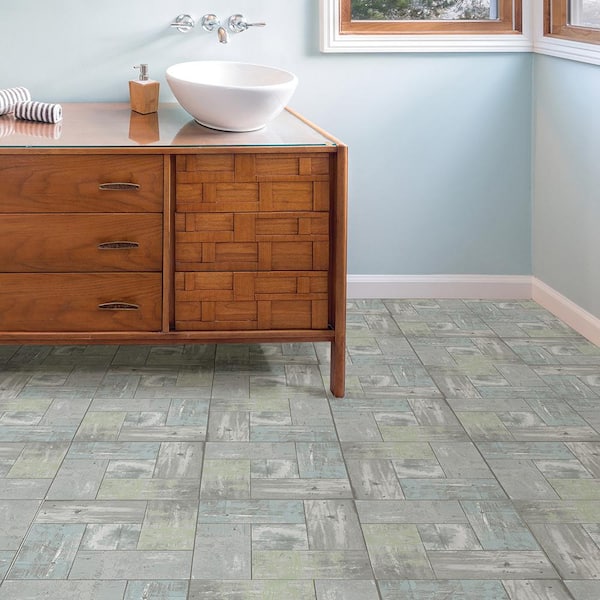 FloorPops Boardwalk 12 in. x 12 in. Peel and Stick Virgin Vinyl Floor Tiles (10-Pack)