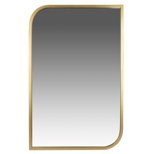 Medium Rectangle Gold Modern Mirror (31.5 in. H x 21.5 in. W)