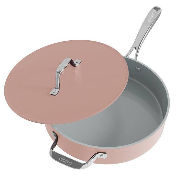 JEREMY CASS Ceramic Nonstick Saute Pan Helper Handle and