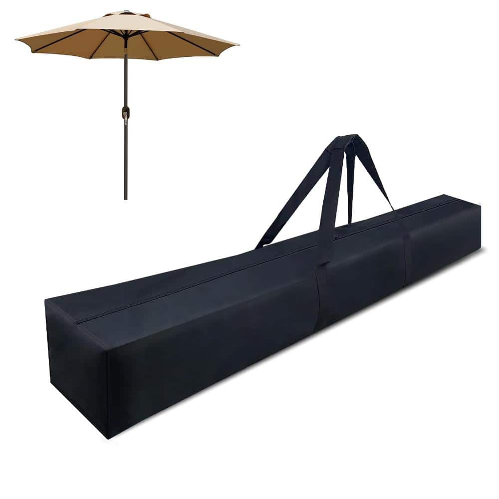 84 patio umbrella storage and carrying bag Heavy Duty Waterproof, 67X8X8 Portable Outdoor Umbrella Bag with Durable Zippers for Poolside Deck Table Cantilever Umbrella, Black : Patio, Lawn & Garden UV rays Heavy Duty Patio Umbrella Storage
