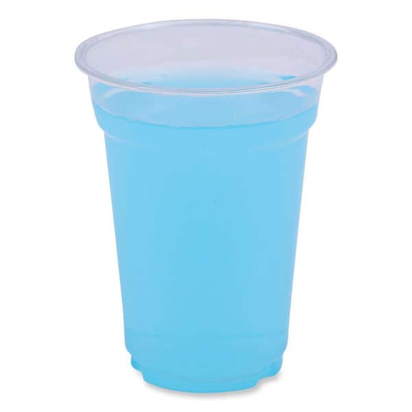 9 oz. Clear Disposable Plastic Cups, Cold Drinks, PET, 20 Cups/Sleeve, 50 Sleeves/Carton