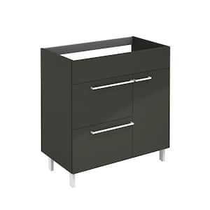 Elegance 31.5 in. W x 18.0 in. D x 32.5 in. H Bath Vanity Cabinet Only in Anthracite