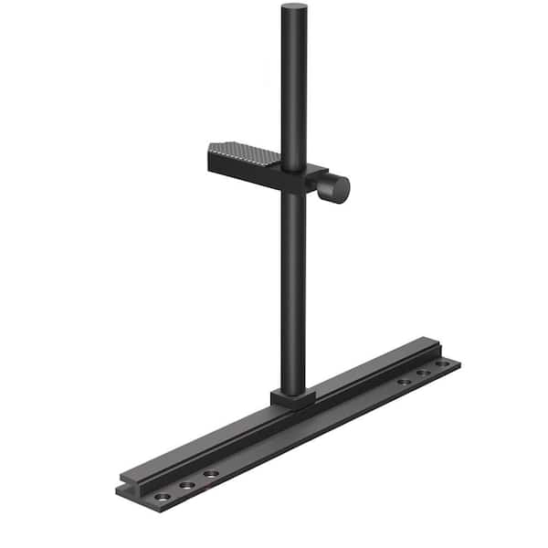 BIBIVIS 129 mm Aluminum GPU Support Bracket, Graphics Card Support Adjustable Anti Sag GPU Stand for Fan, Black