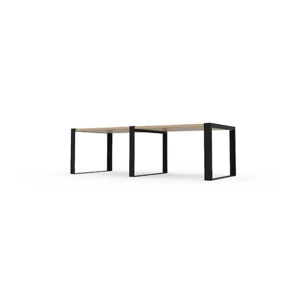 TOJA GRID Modern Muskoka Extended Dining Table Kit for 2x6 Wood