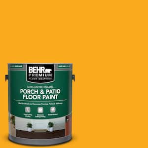 1 gal. #P270-7 Sunny Side Up Low-Lustre Enamel Interior/Exterior Porch and Patio Floor Paint