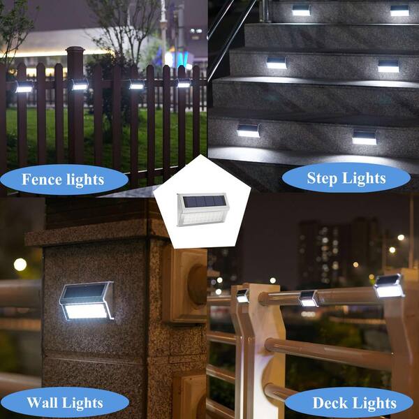 10 pack fence lights