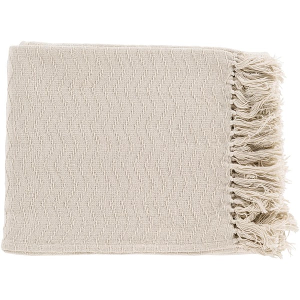 Artistic Weavers Stanley Ivory Throw Blanket