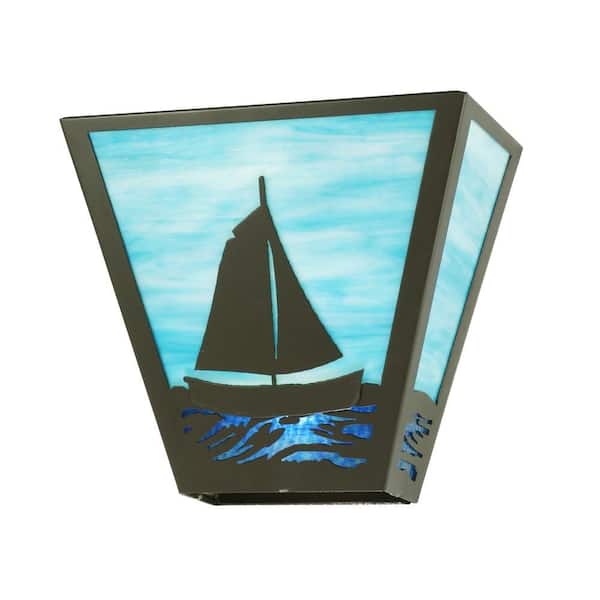Illumine 2 Light Sailboat Wall Sconce Timeless Bronze Finish