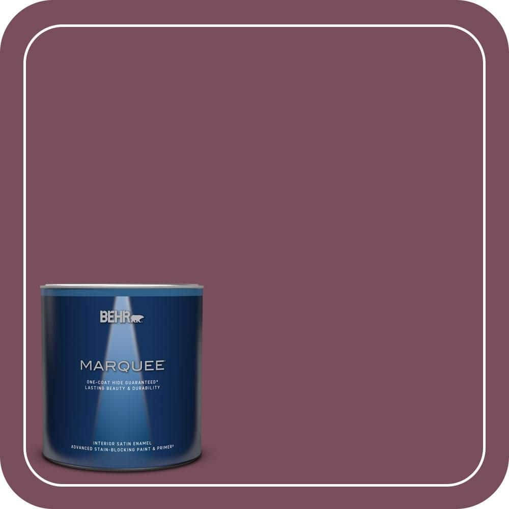1 qt. #100D-7 Maroon Satin Enamel Interior Paint & Primer price history on PriceWatchPro