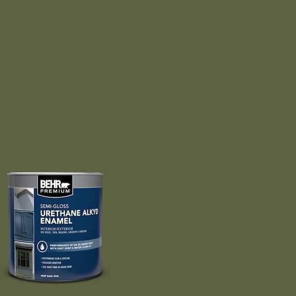 BEHR PREMIUM 1 qt. #S360-7 Down To Earth Semi-Gloss Enamel Urethane Alkyd Interior/Exterior Paint
