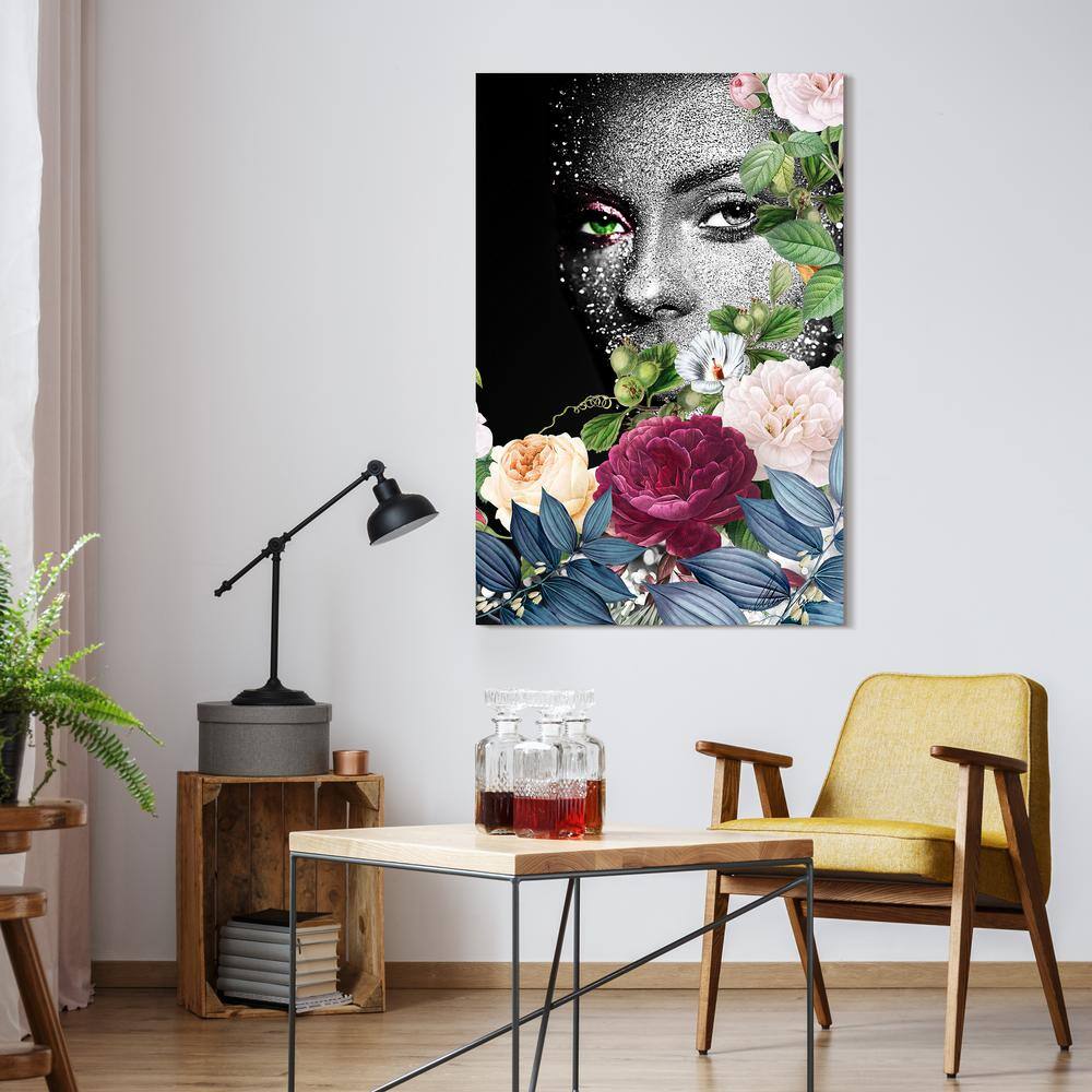 Earth Goddess Multi-Color Tempered Glass Panel Art Print Set