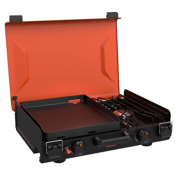 Blackstone 2 Burner Liquid Propane Tabletop Outdoor Griddle Black