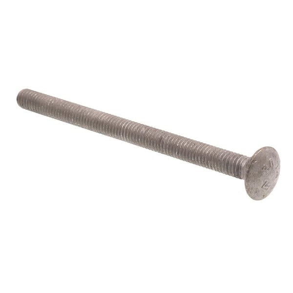 Prime-Line 5/16 in.-18 x 4-1/2 in. A307 Grade A Hot Dip Galvanized Steel Carriage Bolts (10-Pack)