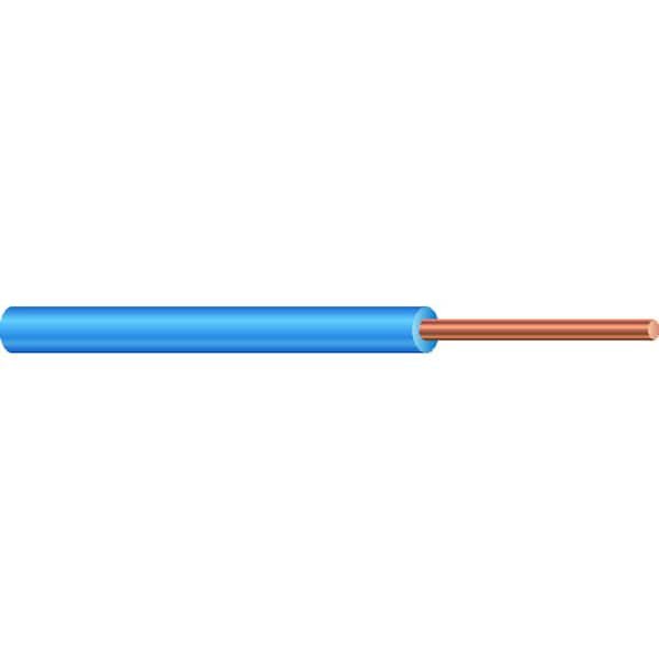 14/1 AWG Solid Copper Blue Sprinkler Wire Tracer Wire 500 ft