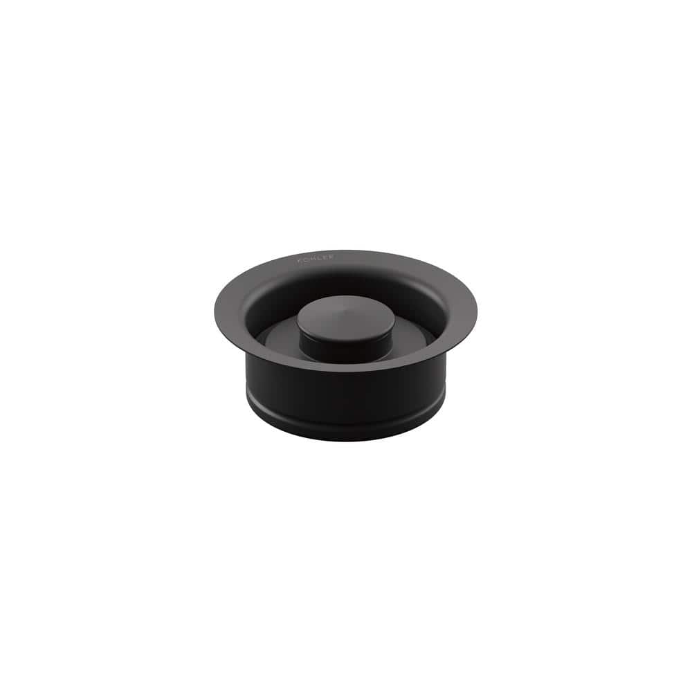 KOHLER Disposal Flange with Stopper in Matte Black K11352BL The