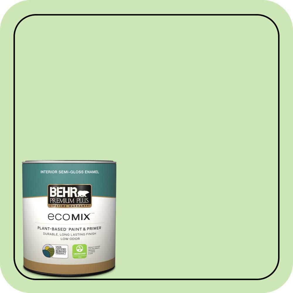 1 qt. #430A-3 Fairway Mist Semi-Gloss Enamel EcoMix Plant-Based Interior Paint & Primer price history on PriceWatchPro