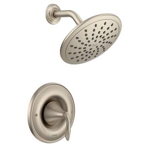 Eva Posi-Temp Rain Shower Single-Handle Shower Only Faucet Trim Kit in Brushed Nickel (Valve Not Included)