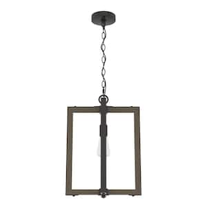 Woodburn 1-Light Noble Bronze Island Pendant Light