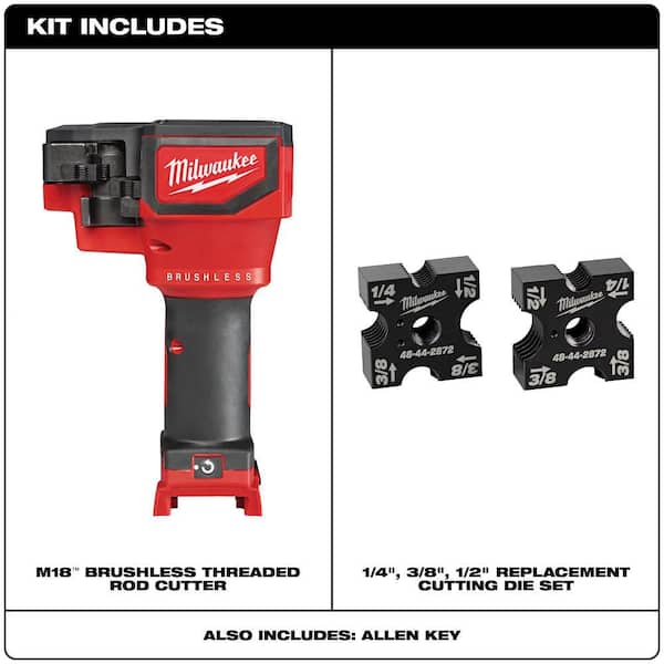 M18 18V Lithium-Ion Cordless Brushless Threaded Rod Cutter (Tool-Only)