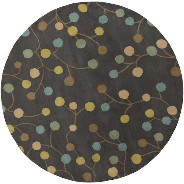 Artistic Weavers Amicia Gray 4 ft. x 4 ft. Round Indoor Area Rug