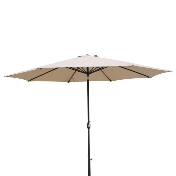 Island Umbrella Calypso 11 ft. Market Umbrella with Adjustable Tilt, Weather-Resistant Olefin Canopy, Wind Vent