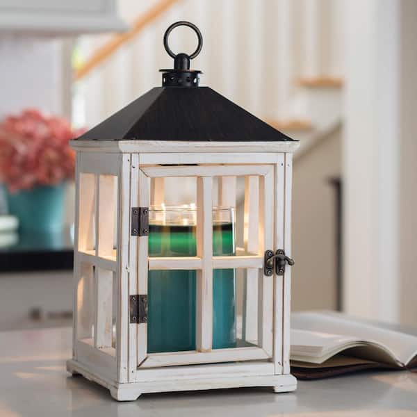 White Lattice Hot Plate Wax Warmer – Front Porch Candles