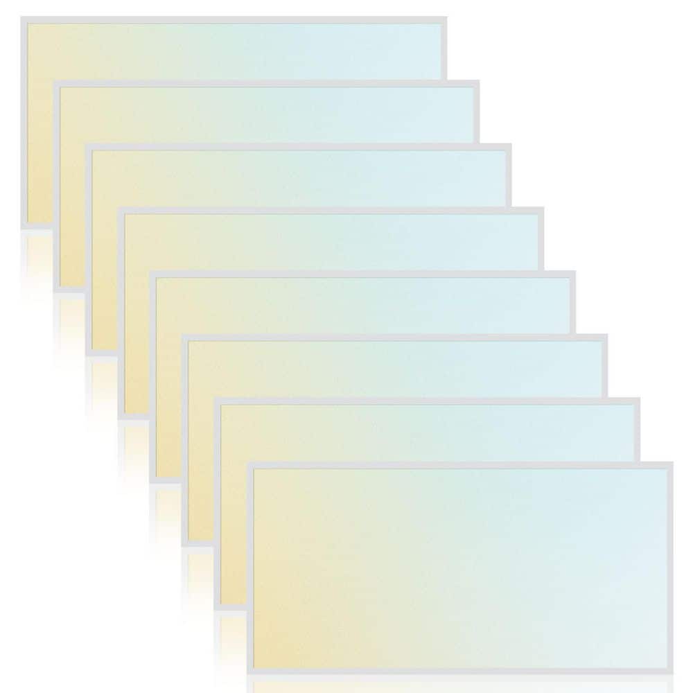 70-Watt 2x4FT LED Backlit Flat Panel Light, 5CCT, Up to 8500LM, 120º Beam, Dimmable 0-10V, IC & Damp Rated, ETL 8 Pack price history on PriceWatchPro