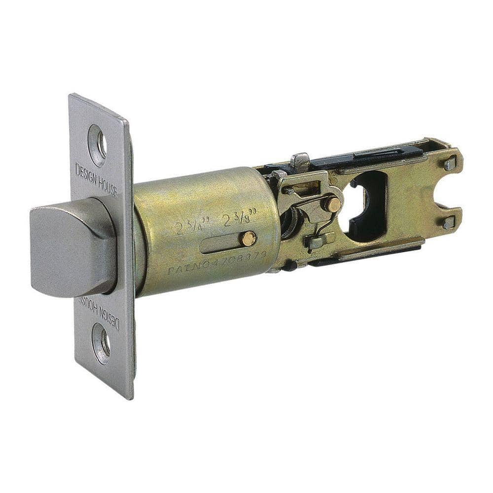 Design House 2-Way Replacement Passage/Privacy Latch in Satin Nickel 790774