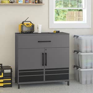 Trace 35.67 in. W x 35.98 in. H x 16.46 in. H Garage Freestanding Base Cabinet in Graphite
