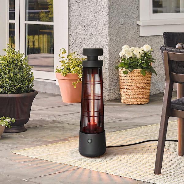 ART TO REAL 1200W Outdoor Portable Standing Electric Heater, IP55